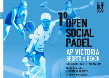 Inscrições abertas para o primeiro torneio de padel do Grupo AP