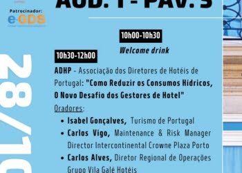 ADHP promove seminário sobre redução dos consumos hídricos na Decorhotel 2022