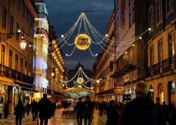 O Natal chegou à região de Lisboa