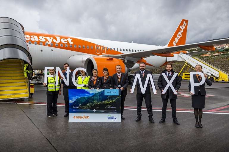 easyJet inaugura nova rota do Funchal para Milão