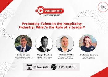 Webinar da FPG e Multipessoal debate a promoção do talento em hotelaria