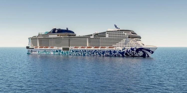 MSC Euribia fez primeira viagem da indústria com zero emissões de gases com efeito de estufa