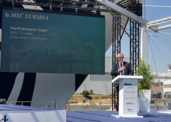 MSC Euribia começa a navegar com promessa de zero emissões