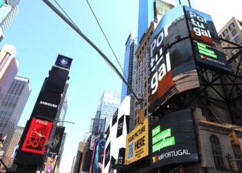 TAP promove Portugal nos ecrãs da Times Square em Nova Iorque