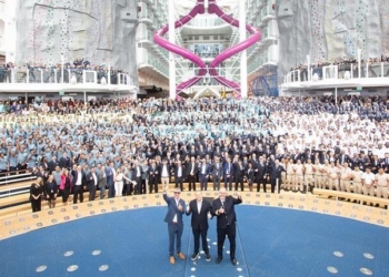 Utopia of the Seas junta-se oficialmente à Royal Caribbean