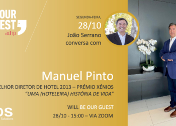 “Be Our Guest” de outubro recebe vencedor do prémio Xénio de Melhor Diretor de Hotel em 2013