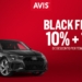 AVIS Portugal lança campanha de Black Friday com descontos de 10% + 15%
