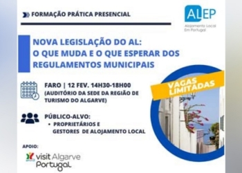 ALEP lança formação sobre nova lei do Alojamento Local no Algarve