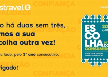 Bestravel reconhecida como Escolha do Consumidor pela terceira vez consecutiva