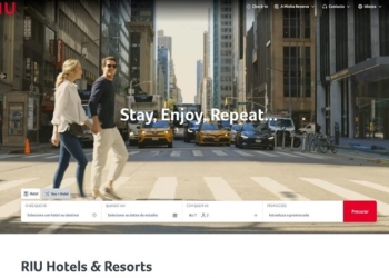 RIU renova website e app