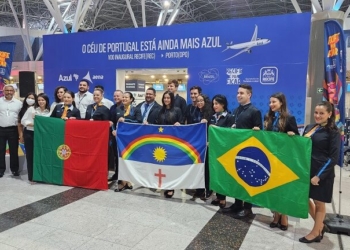 Azul inicia rota entre Recife e Porto com 100% de ocupação