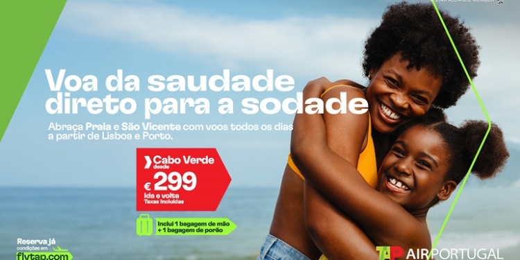 TAP com voos para Praia e São Vicente a partir de 299€