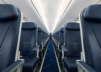 Air France inaugura nova cabine do seu Embraer 190