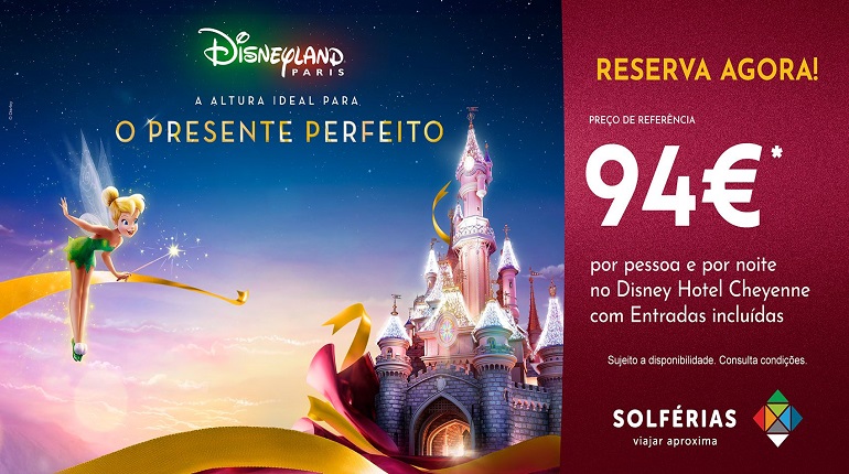 Solférias e Disneyland Paris com nova campanha para o início do novo ano