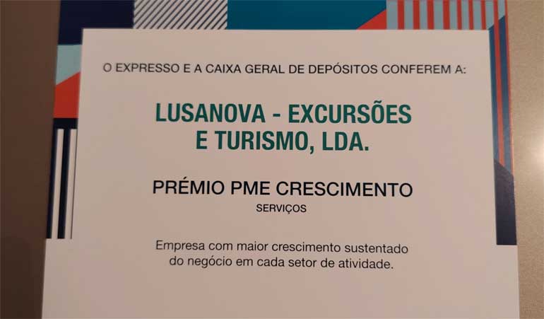Lusanova distinguida com Prémio PME Crescimento