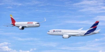 Grupo LATAM e Iberia ampliam acordo de passageiro frequente