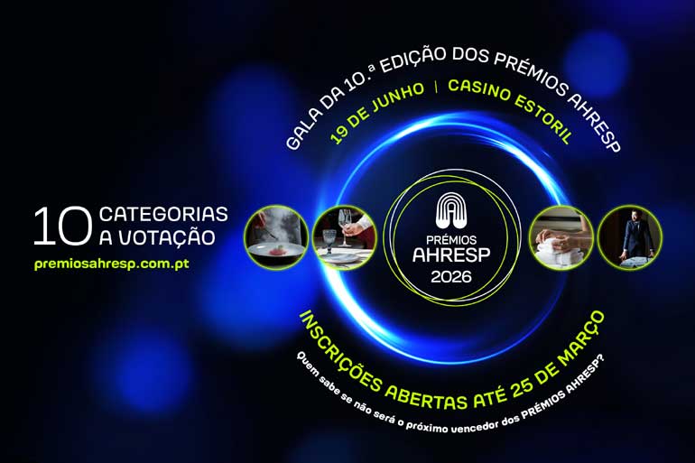 Prémios AHRESP 2026: Candidaturas até 25 de março