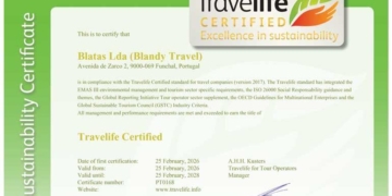 Blandy Travel & Shipping obtém certificação internacional Travelife Certified