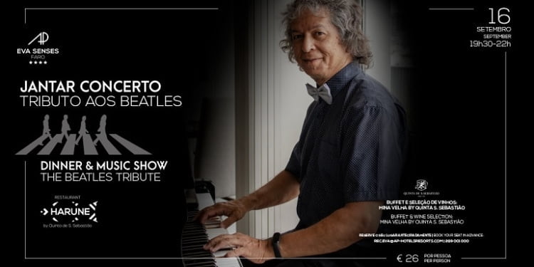 AP Eva Senses celebra jantar concerto dedicado aos Beatles no restaurante Harune