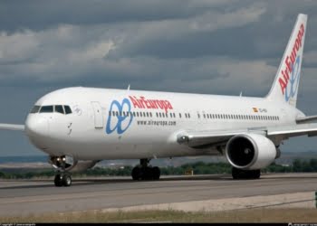Air Europa acaba de incorporar na sua frota um avião único na Europa: um Airbus 330/300