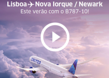 Boeing 787-10 Dreamliner chega a Lisboa com a United Airlines