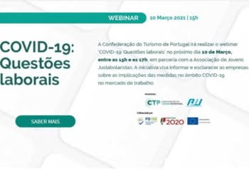 CTP e AJJ realizam webinar sobre questões laborais no âmbito da Covid19