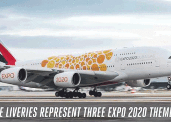 Emirates conclui instalação Expo 2020 Dubai em 40 aviões