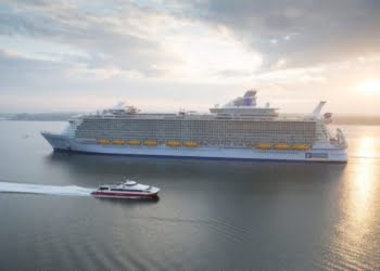Harmony of the Seas chegou hoje a Southampton