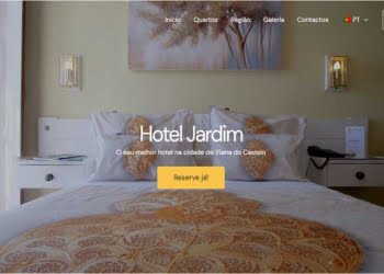 Hotel Jardim Viana tem novo site com motor de reservas