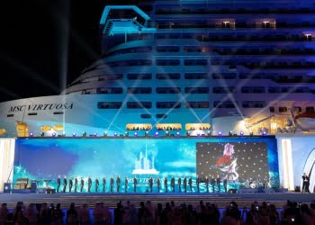 MSC Cruzeiros realiza cerimónia de nomeação do MSC Virtuosa nos Emirados Árabes Unidos