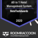 RoomRaccoon eleito o melhor software de gestão hoteleira em 2020 pela HotelTechAwards