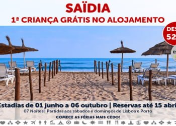Solférias lança 1ª criança grátis no alojamento para Saidia