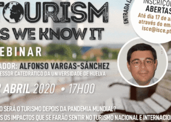 ISCE realiza Webinar “The End of tourism as we know it” com Alfonso Vargas-Sánchez