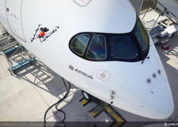 Airbus inova na inspeção de aviões