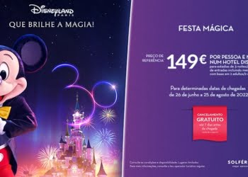 Solférias disponibiliza nova brochura Disneyland Paris 2022/2023