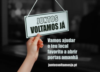 Movimento “Juntos Voltamos Já” pretende apoiar bares, restaurantes e café na reabertura