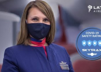 SKYTRAX avalia segurança e higiene da LATAM com maior pontuação para uma companhia aérea na América do Sul