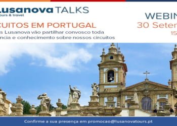 Lusanova promove webinar “Circuitos de Portugal” a 30 de setembro
