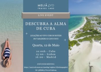 Webinar Meliá PRO apresenta “Descubra a alma de Cuba”