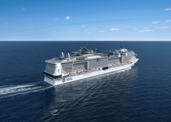 MSC Bellissima continua a navegar na Arábia Saudita e Mar Vermelho no inverno