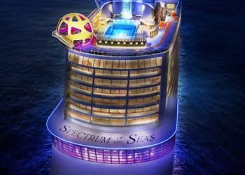 Royal Caribbean dá as boas vindas ao Spectrum of the Seas