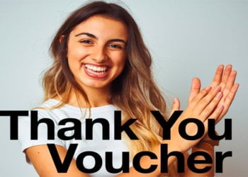Iniciativa “Thank You Voucher” de agradecimento aos profissionais de saúde
