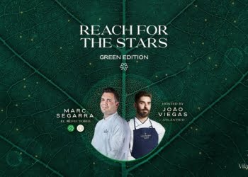 Chef Marc Segarra e Giacomo Giannotti encontram-se no Vila Vita Parc