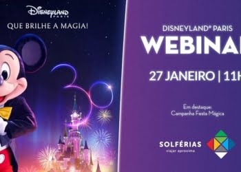 Solférias realiza webinar sobre a Disneyland Paris esta quinta-feira